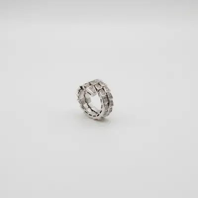 Yılan İki Tur Gümüş Yüzük