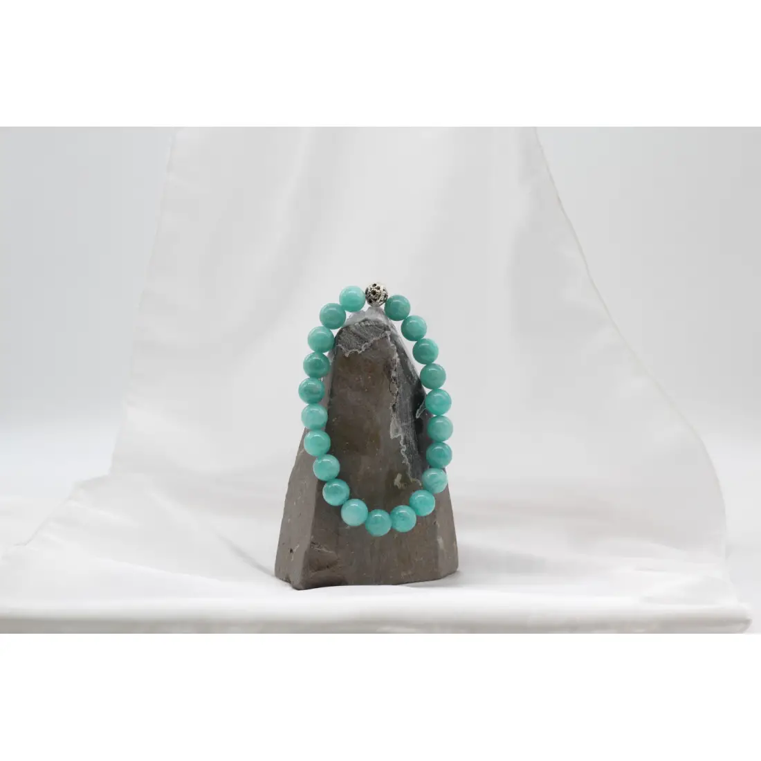 Amozonit Doğal Taş Bileklik (8mm)