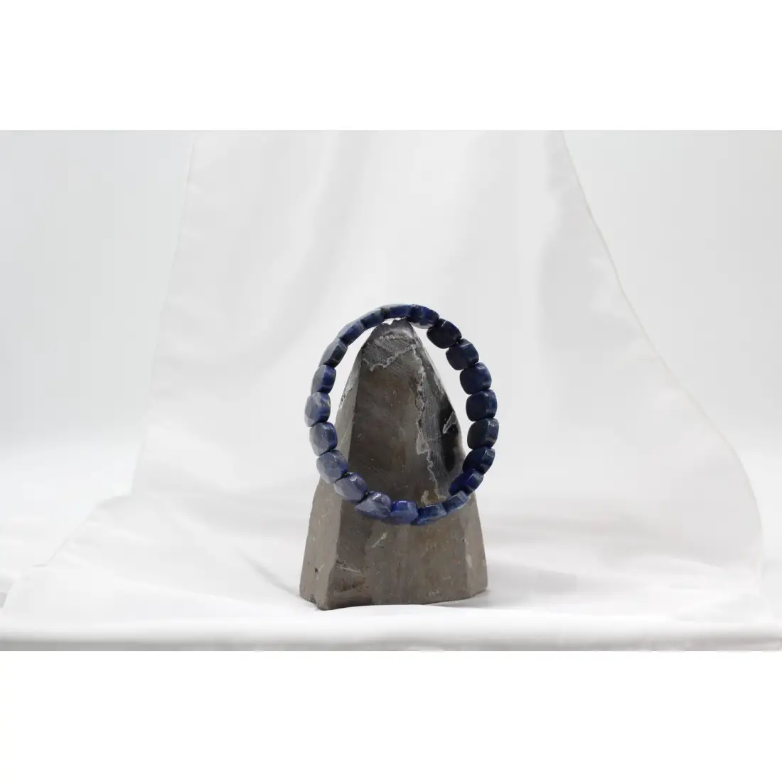 Lapis Lazuli Doğal Taş Rolex Kesim Bileklik