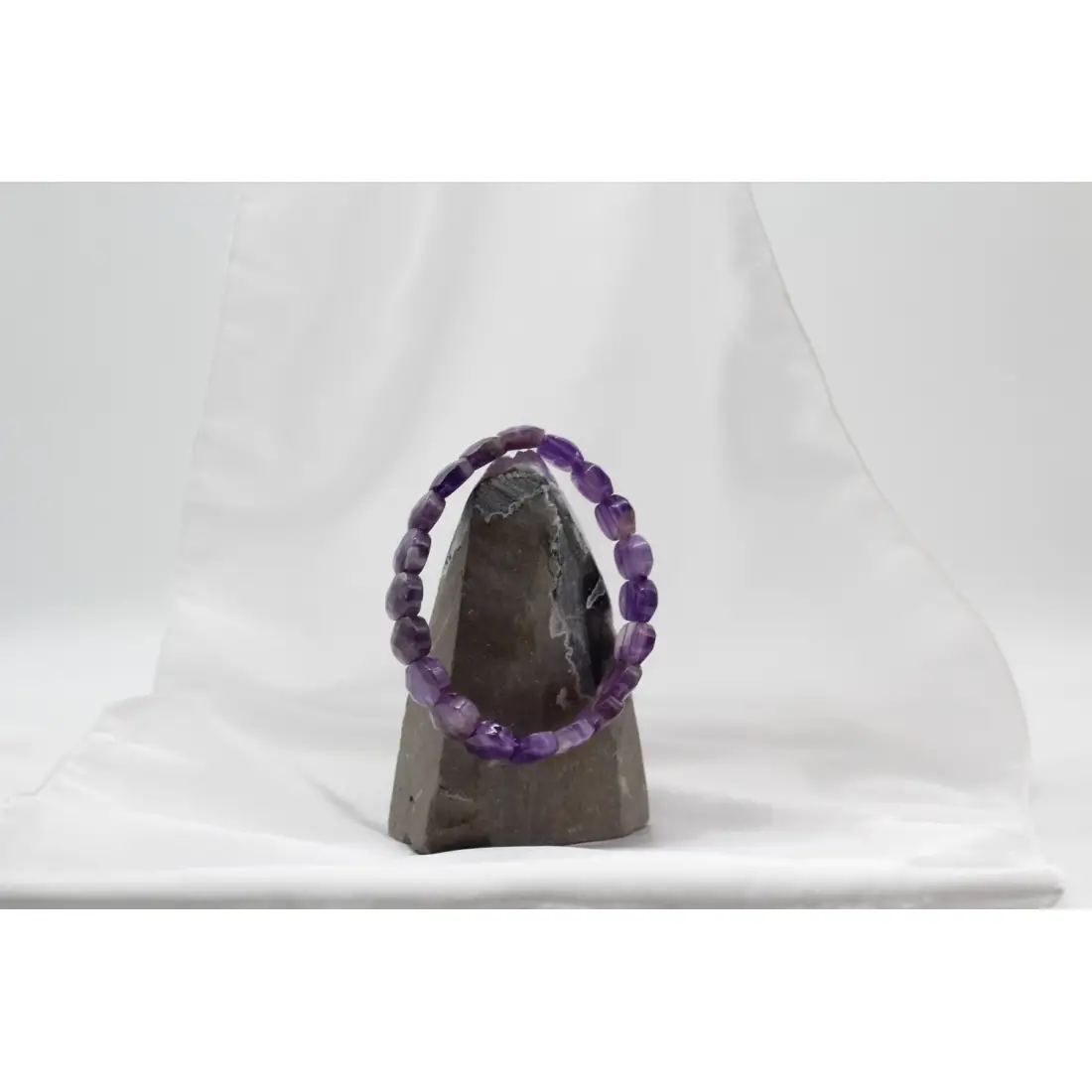 Rolex Kesim Ametist Doğal Taş Bileklik