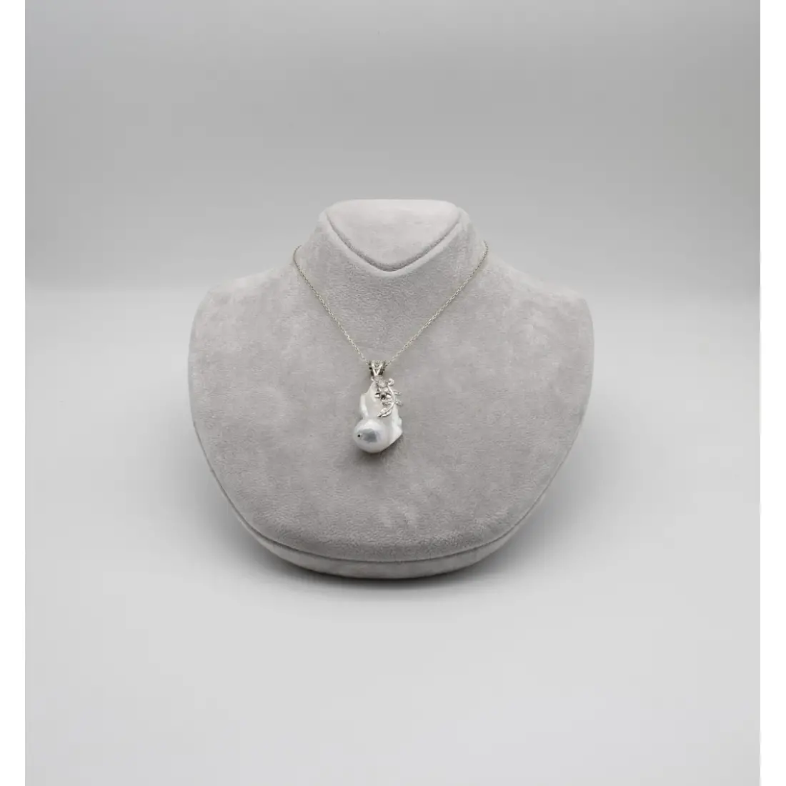 Barok İncisi Kolye Gümüş