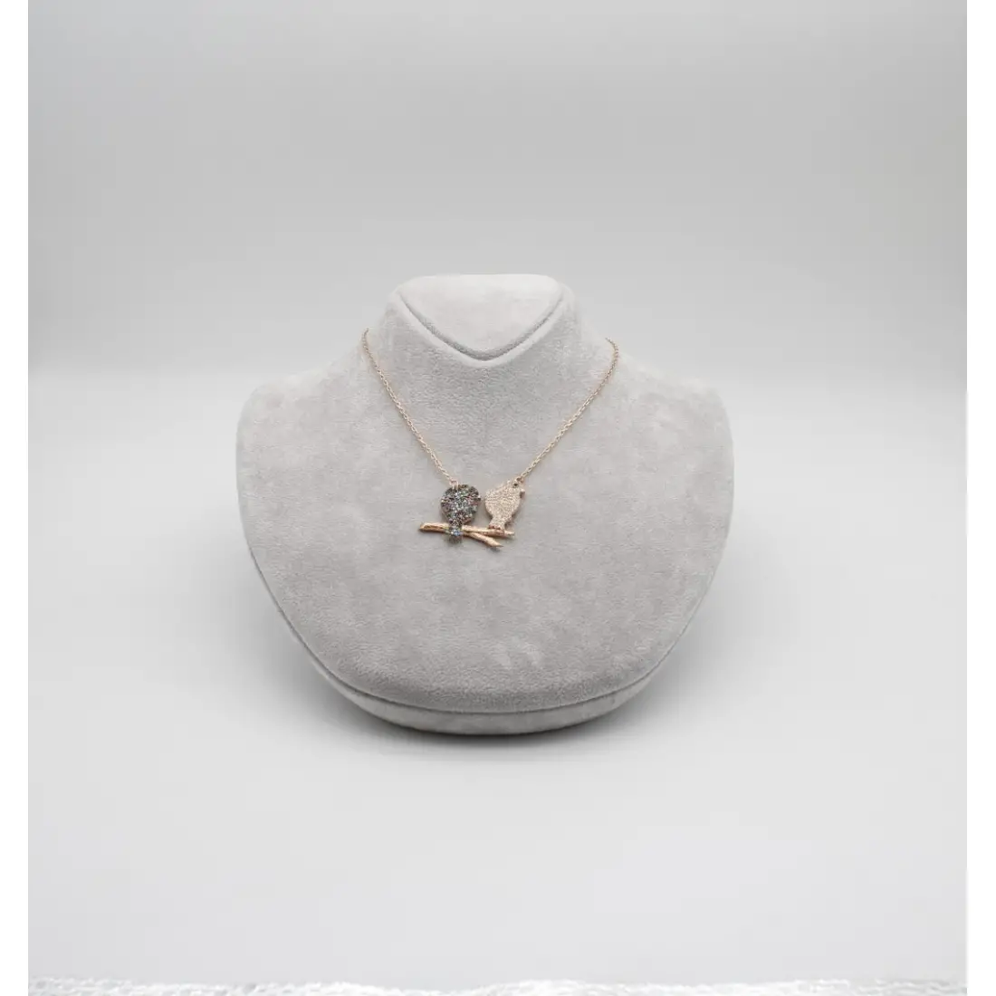 İkili Güvercin Kolye