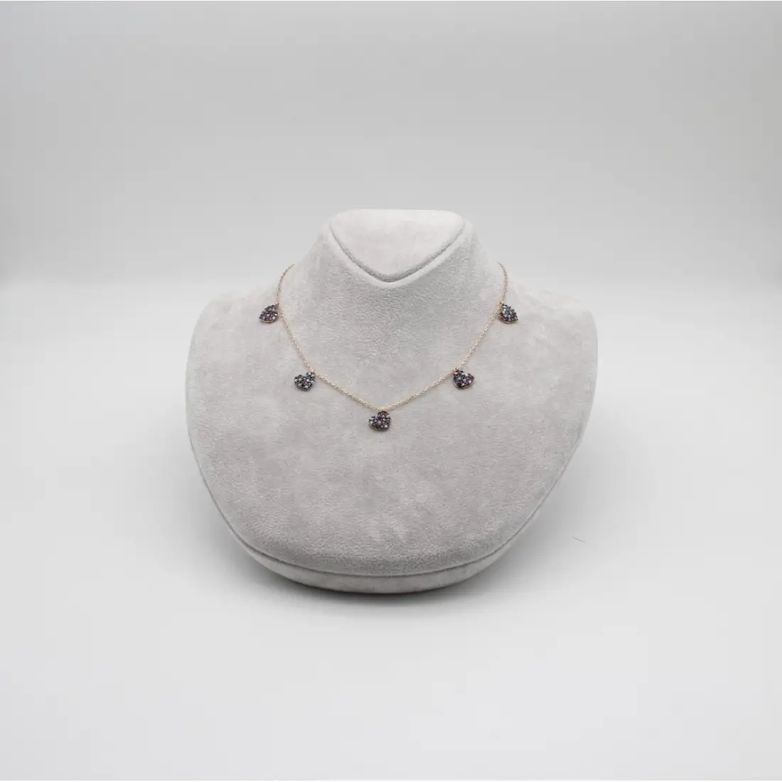 Çoklu Kalpli Kolye Rose