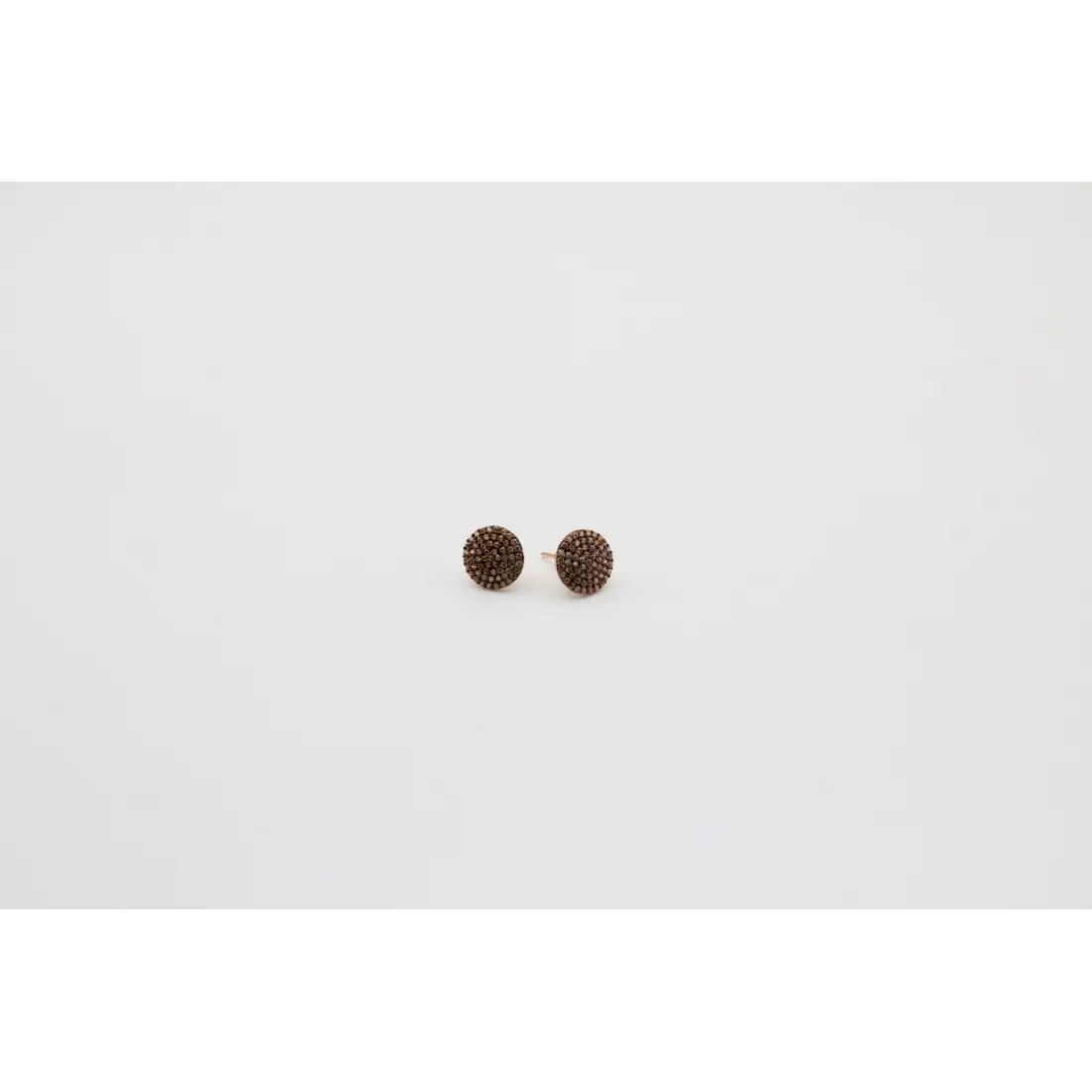 Kronet Taşlı Rose Gümüş Küpe