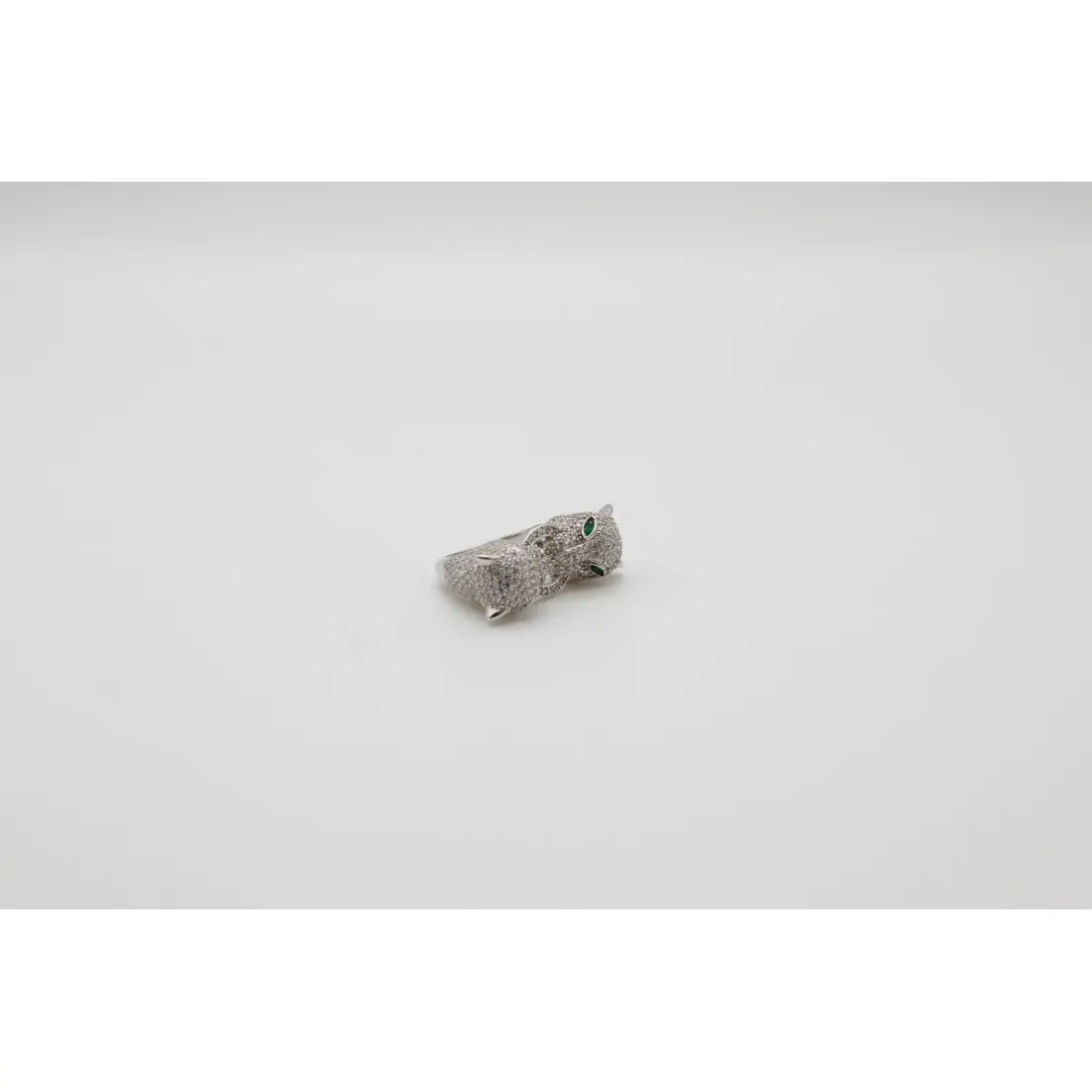 Panter Başlı Gümüş Yüzük