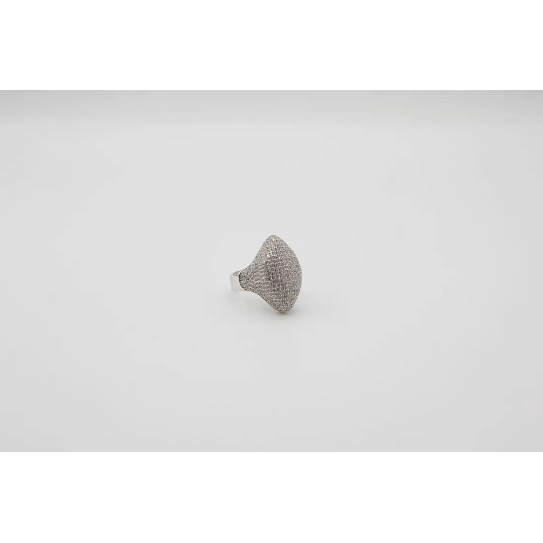 Sıvama Taşlı Gümüş Yüzük