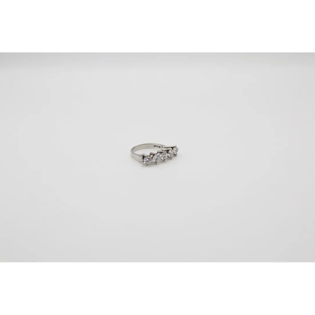 Beş Taş Gümüş Yüzük