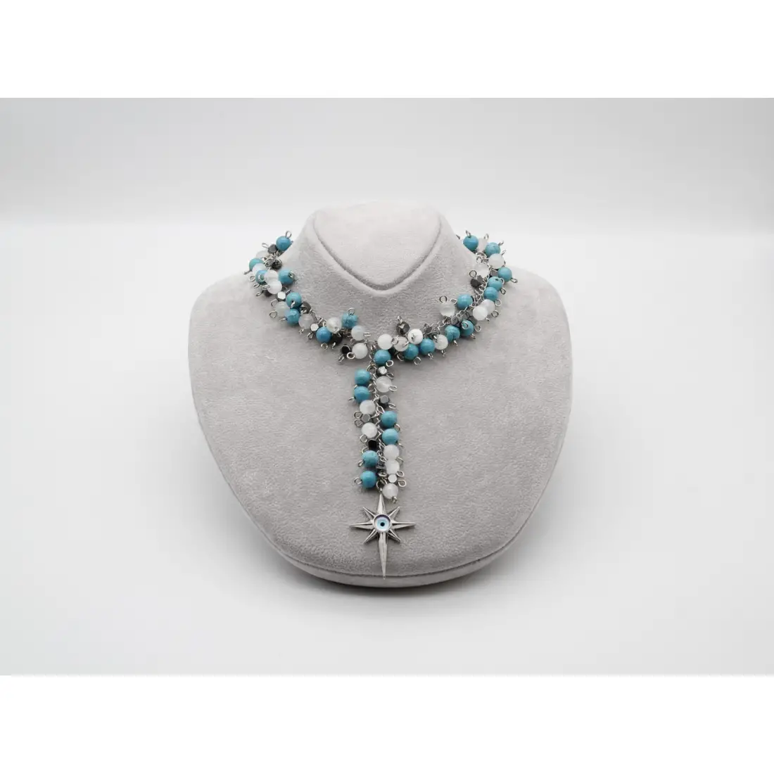 Doğal Taş Firuze Kolye