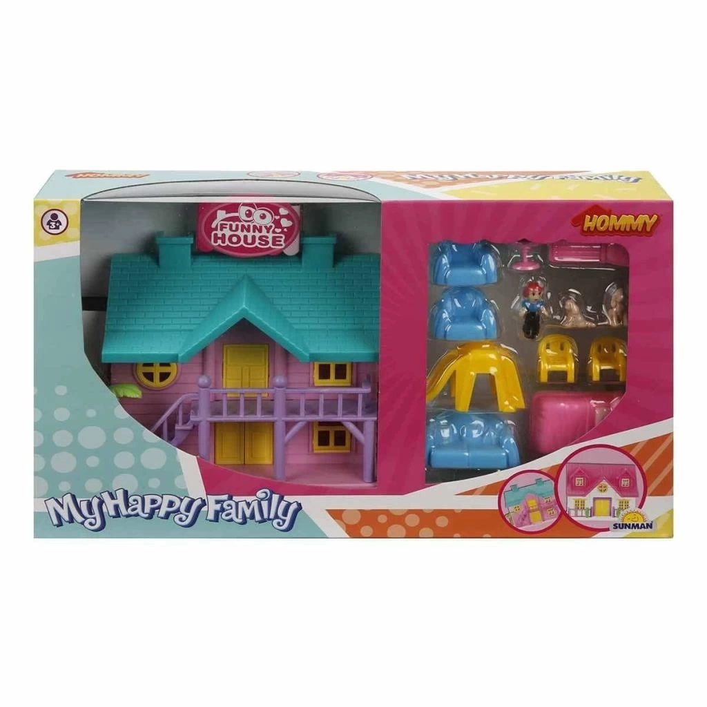 Nessiworld 02081 Sunman, 2 Katlı Ev Oyun Seti Villa