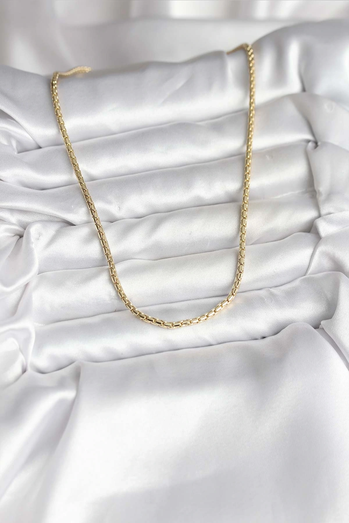 14K Gold Renk Kaplama Zincir Model CM Kadın Kolye