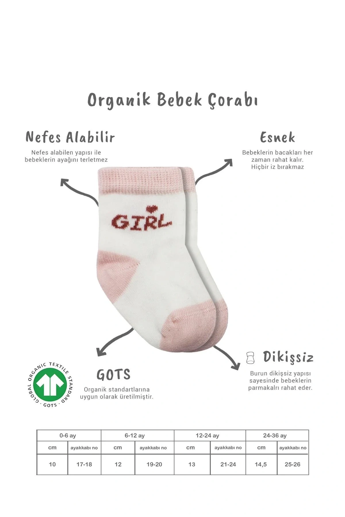 3lü Penye Boy And Girl Soket Çorap Bs10114 Pembe