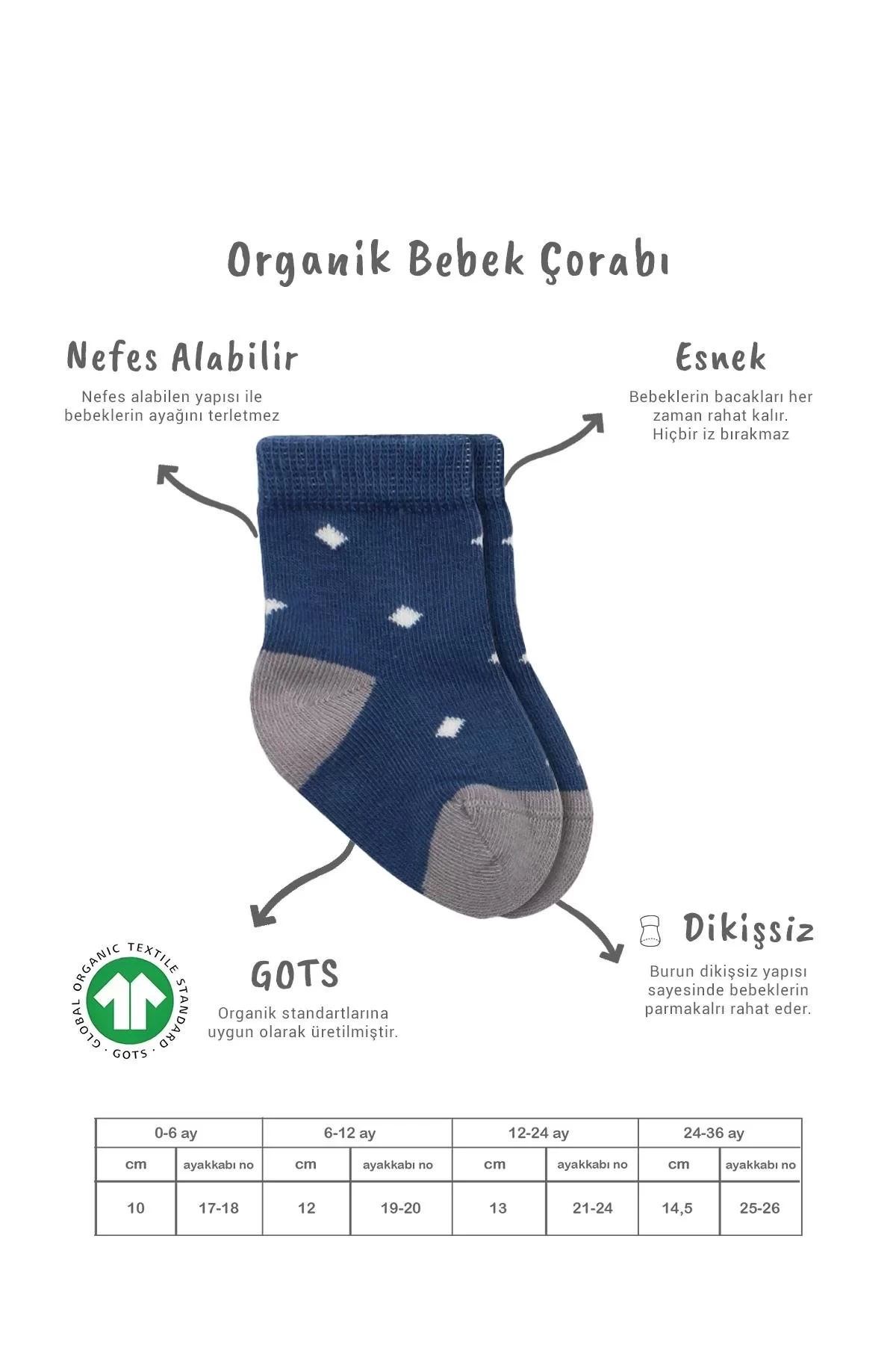 3lü Penye Erkek Soket Çorap Bs10111 İndigo