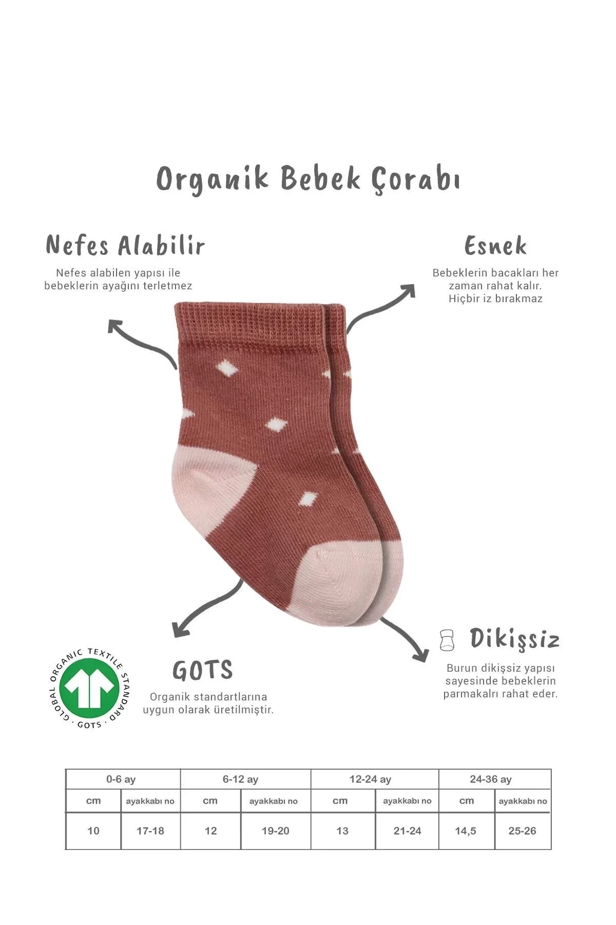 3lü Penye Kız Soket Çorap Bs10112 Pudra