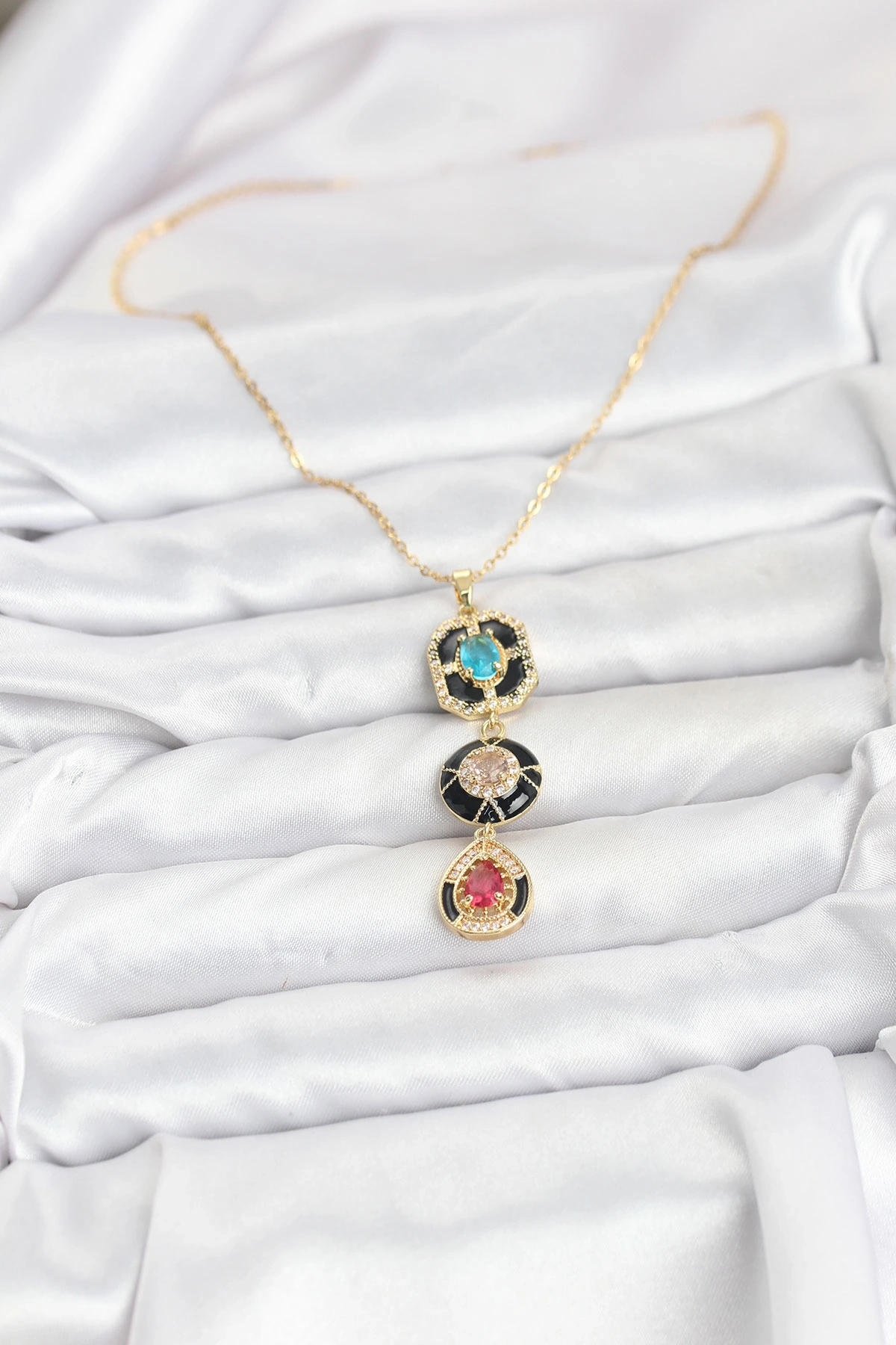 316L Çelik Vintage Model Kadın Kolye