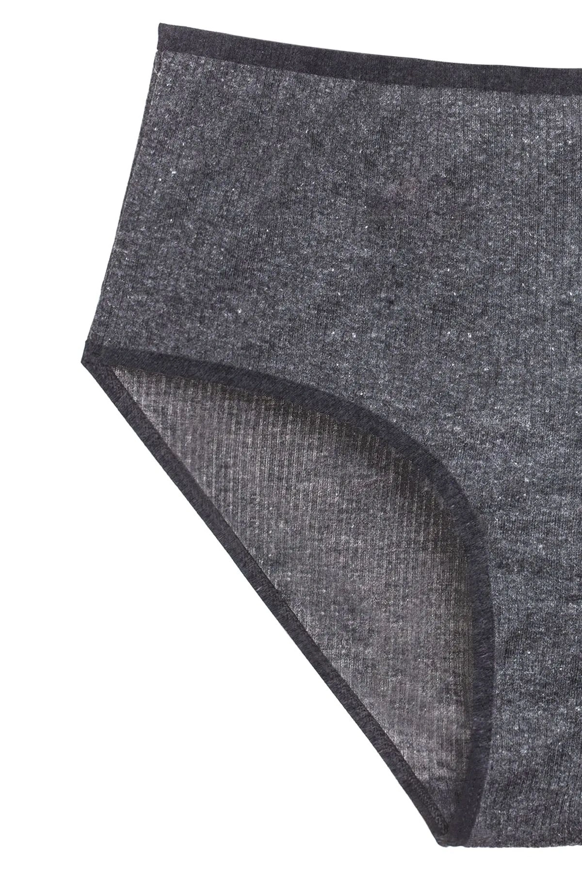 4lü Yeni Seri Renkli Yüksek Bel Fitilli Ribana Bato Külot Pudra Gri Turquaz