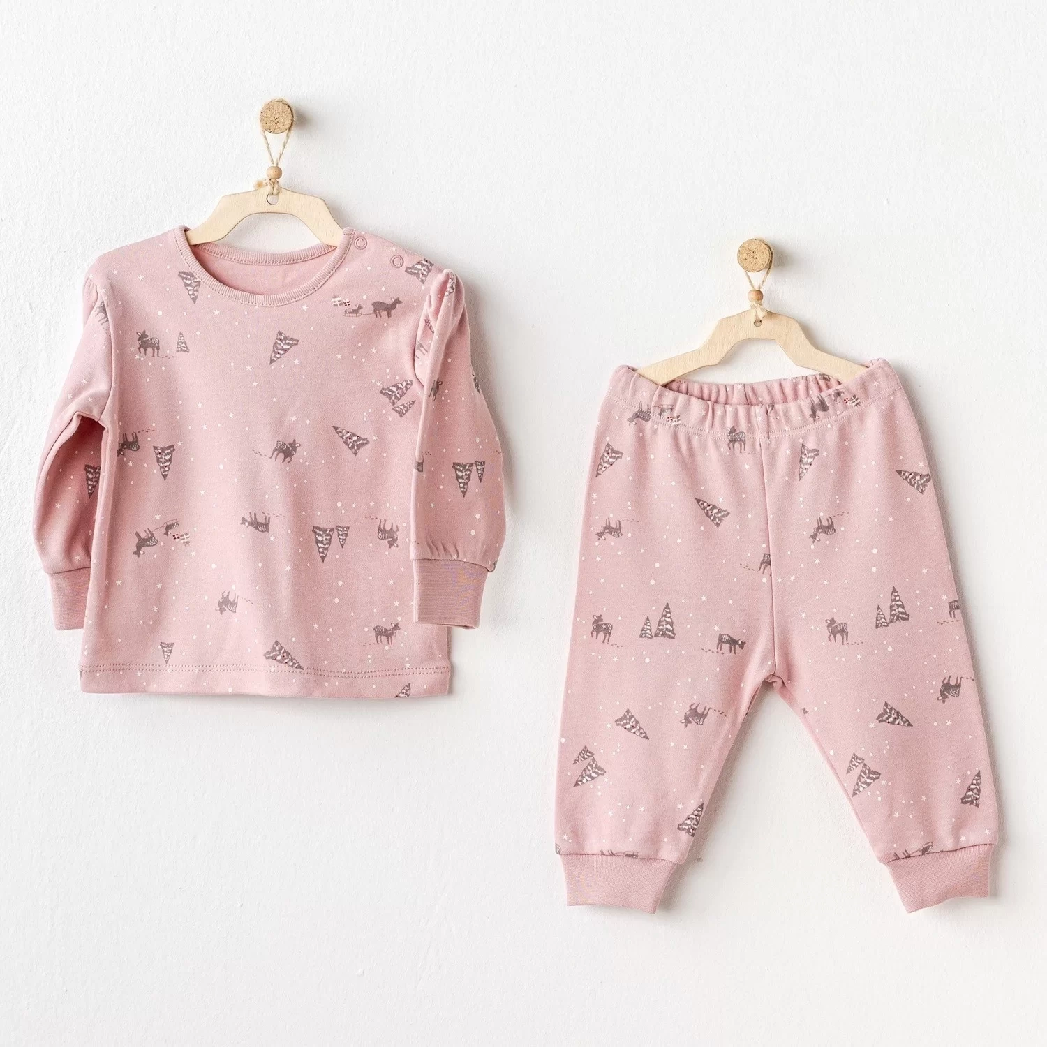 5050 Puppy Gazelle 2li Bebe Takım Pink
