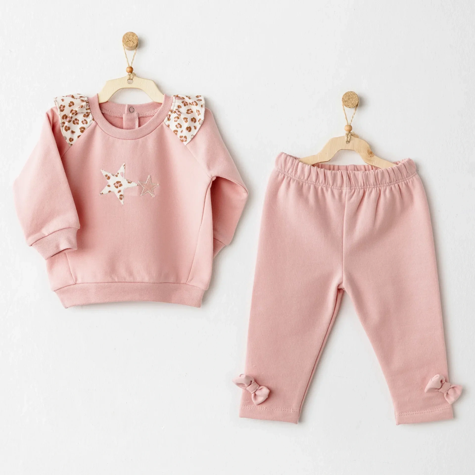Andywawa Ac26235 Little Leopard 2li Takım Pink