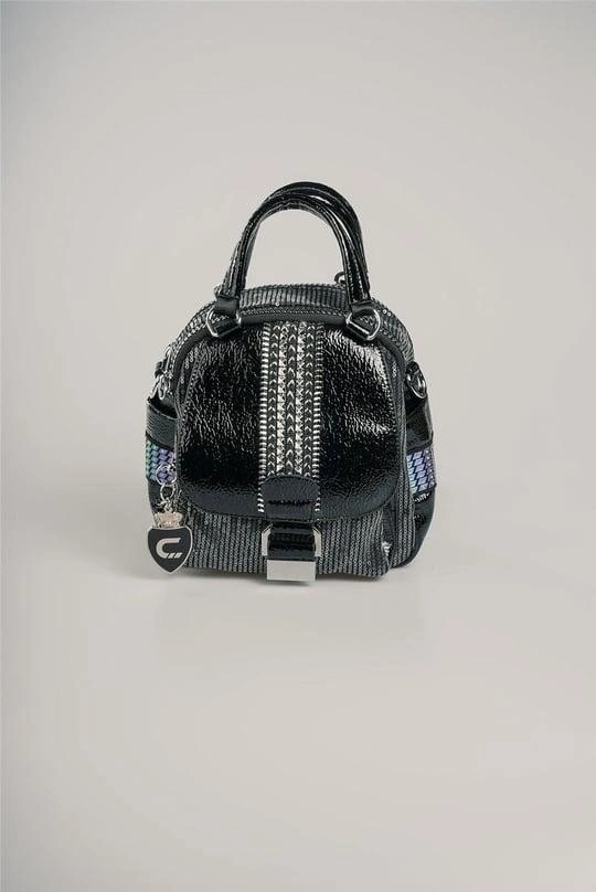 Atey Siyah Cilt Kol Ve Omuz Çantası