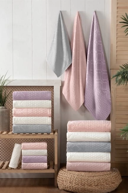 Bambu 6lı 90x150 Banyo Havlusu Andy
