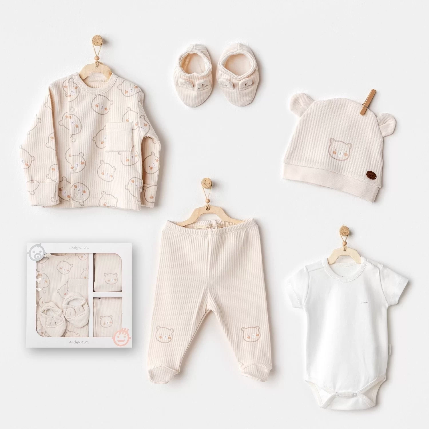 Bear Time 5li Hastane Çıkışı Light Beige