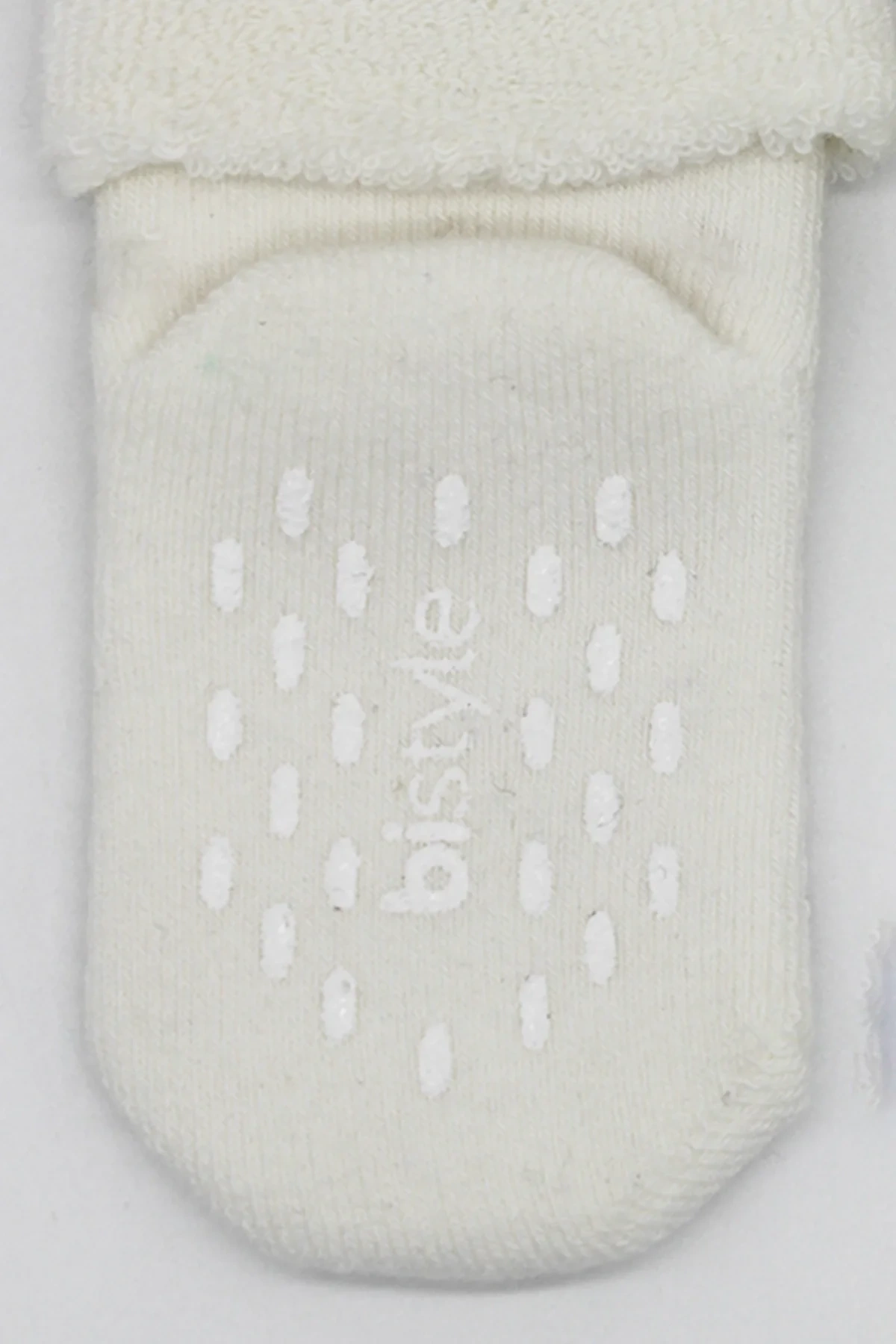 Bistyle 2li Havlu Soket Kaymaz Çorap 10504 Ekru Pudra