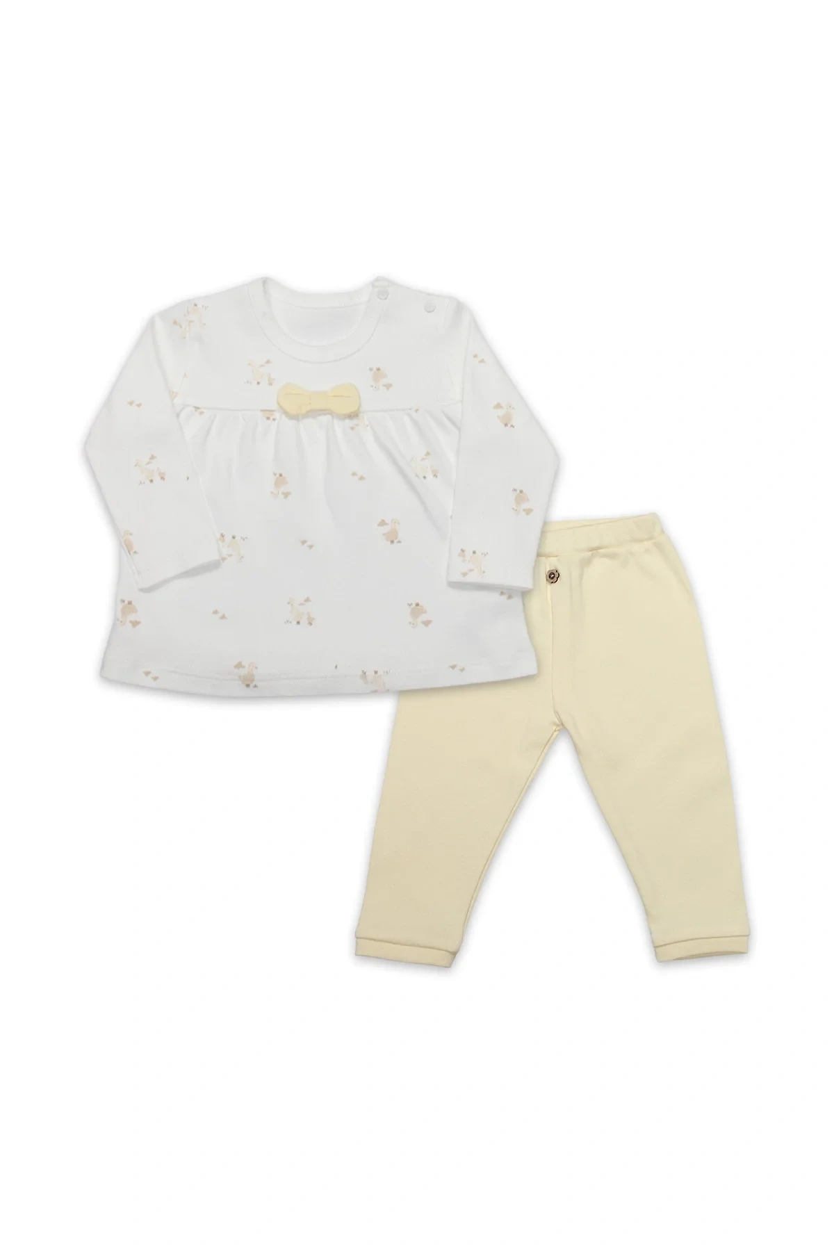 Bistyle 2li Takım Welcome Baby Duck 14104 Sarı