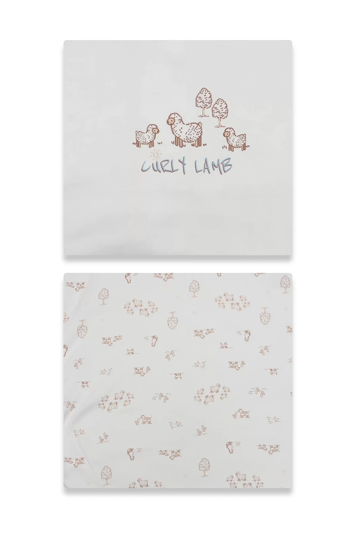 Bistyle Curly Lamb 10lu Hastane Çıkışı 11106 Bej Mavi Ekru