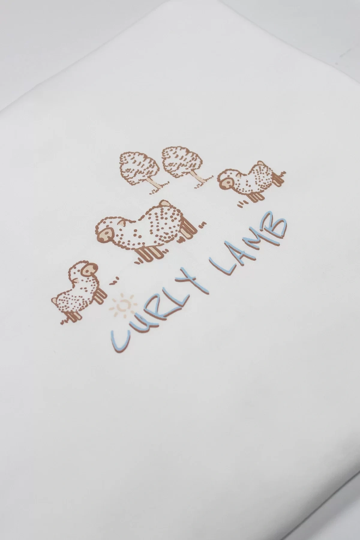 Bistyle Curly Lamb 10lu Hastane Çıkışı 11106 Bej Mavi Ekru