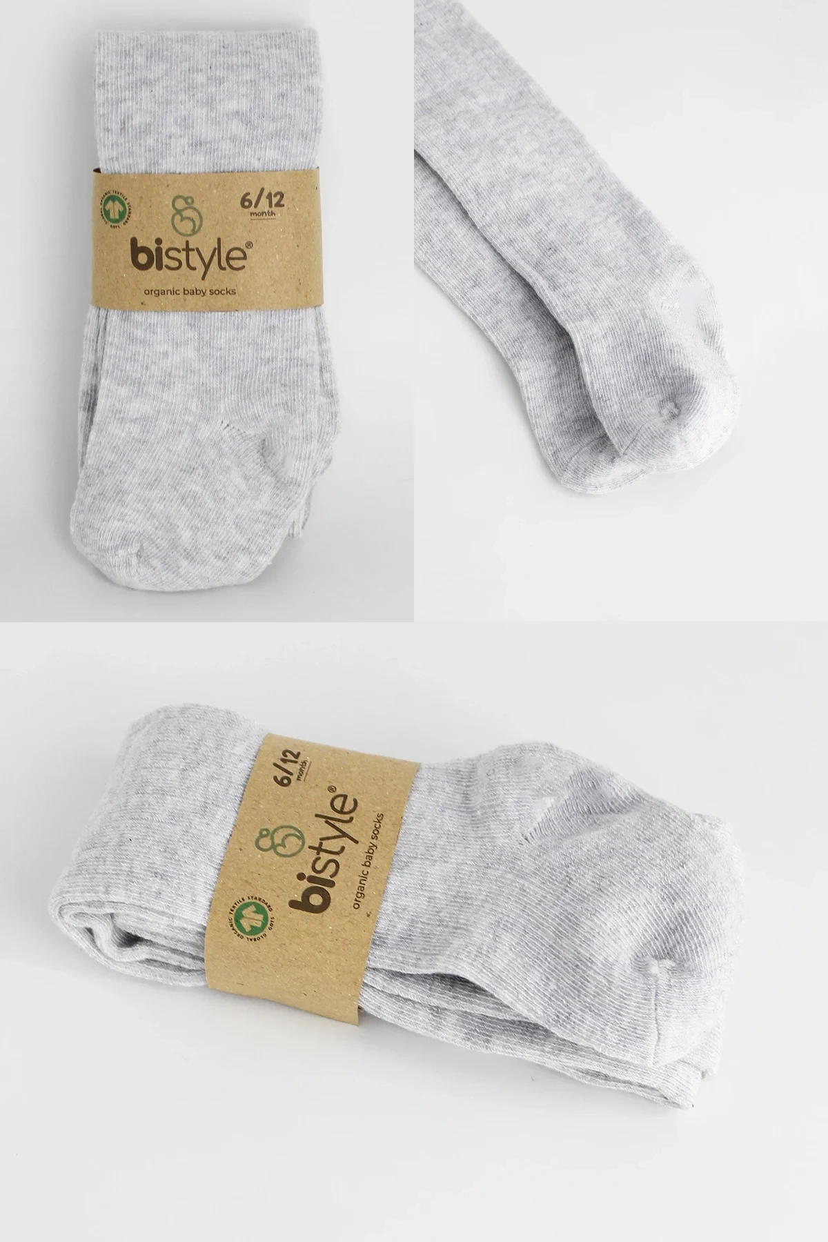 Bistyle Derby Basic Tekli Penye Külotlu Çorap Bs50102b Gri