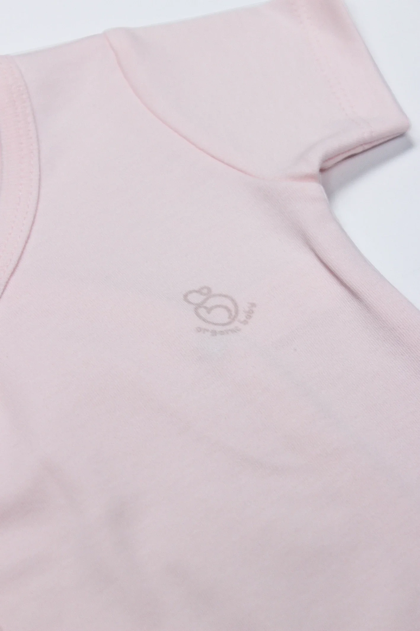 Bistyle Organik Natural Basic Style Kruvaze Yarım Kol Body Bs17101 Pembe