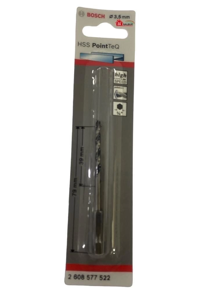 Bosch Pointteq Altıgen Şaftlı Hss Matkap Ucu 3,5 mm