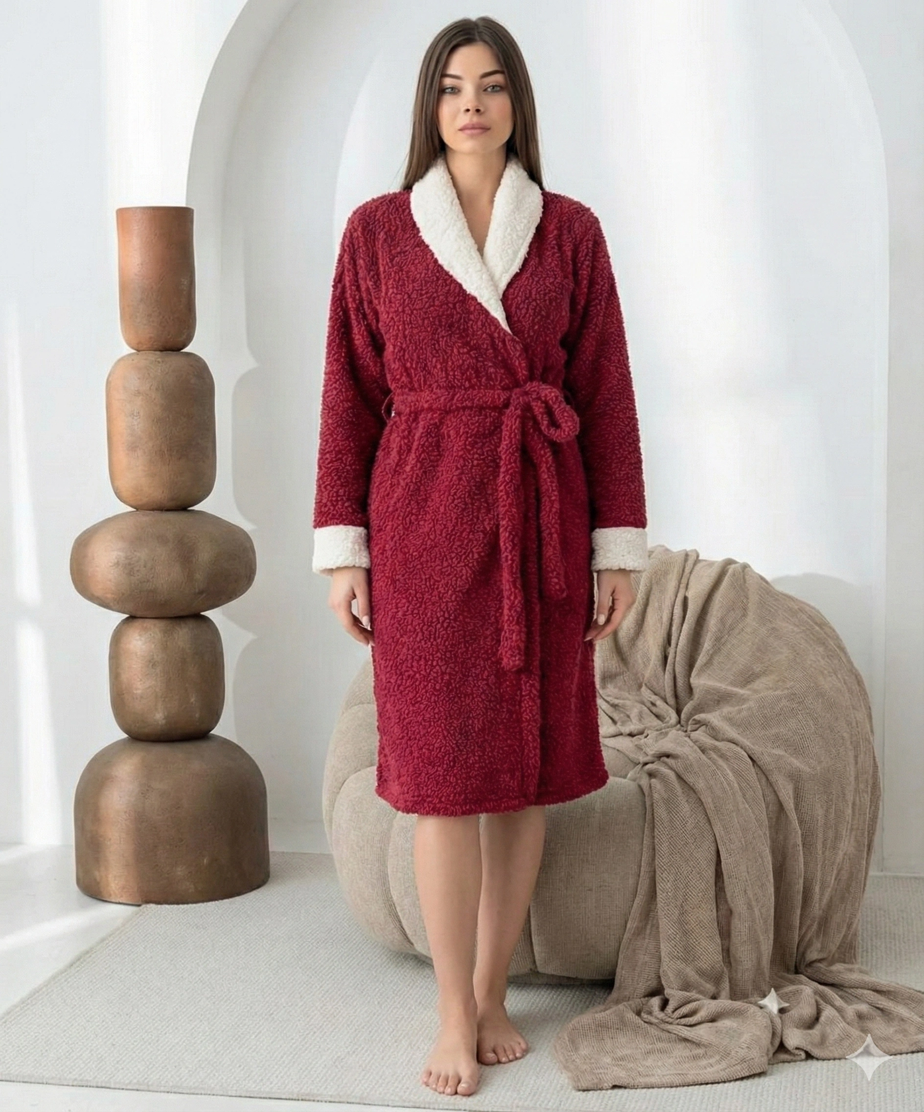 Boyraz 0042 Kadın Sharpi Welsolf Sabahlık