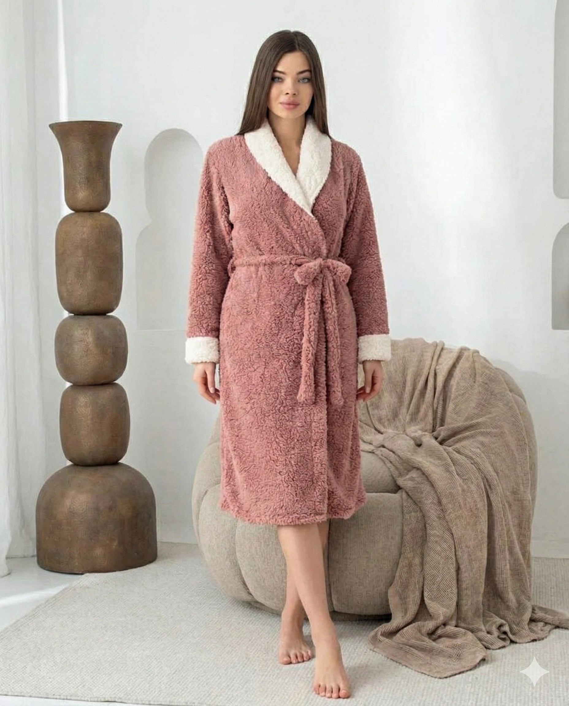 Boyraz 0044 Kadın Sharpi Welsolf Sabahlık