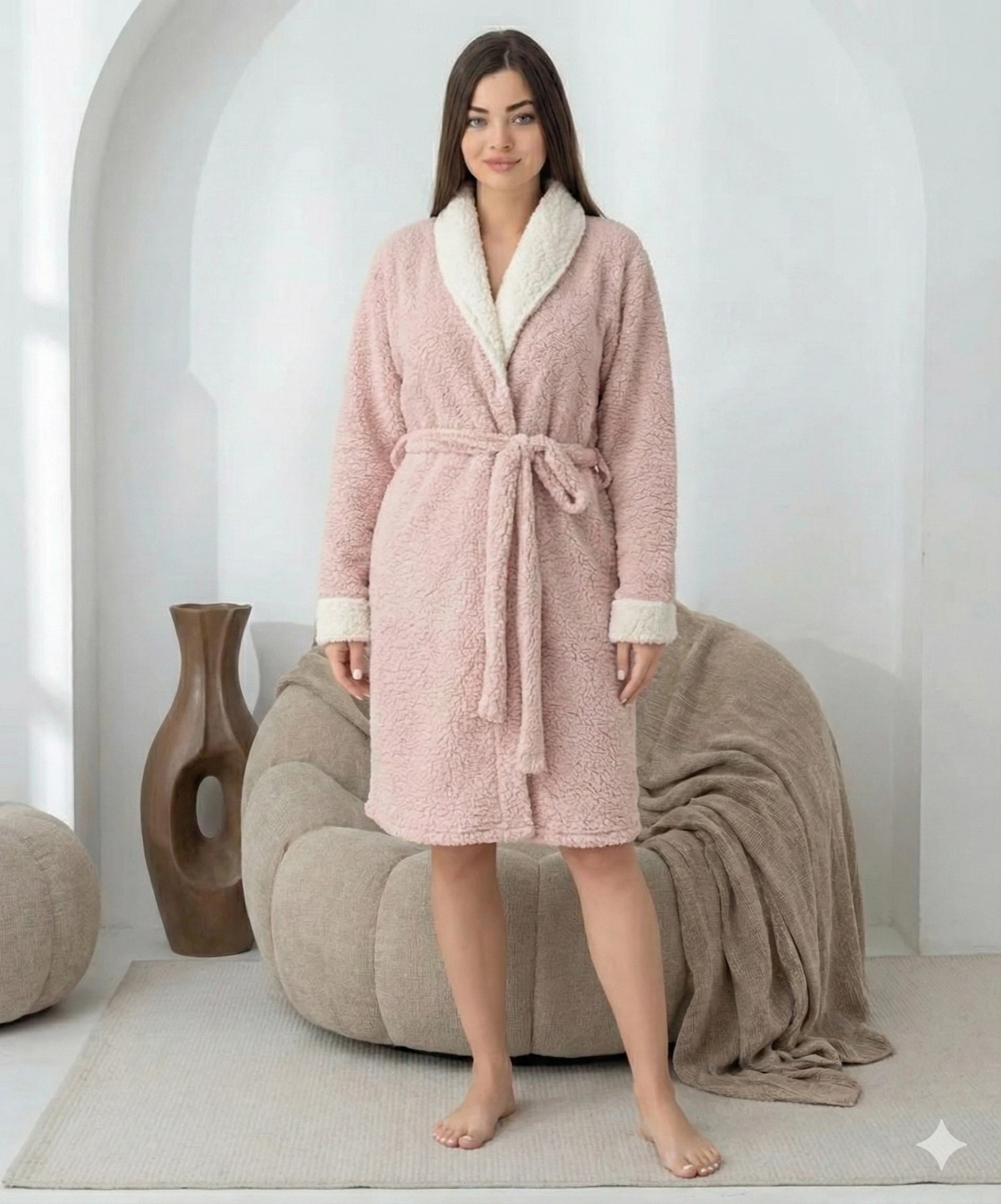 Boyraz 0046 Kadın Sharpi Welsolf Sabahlık