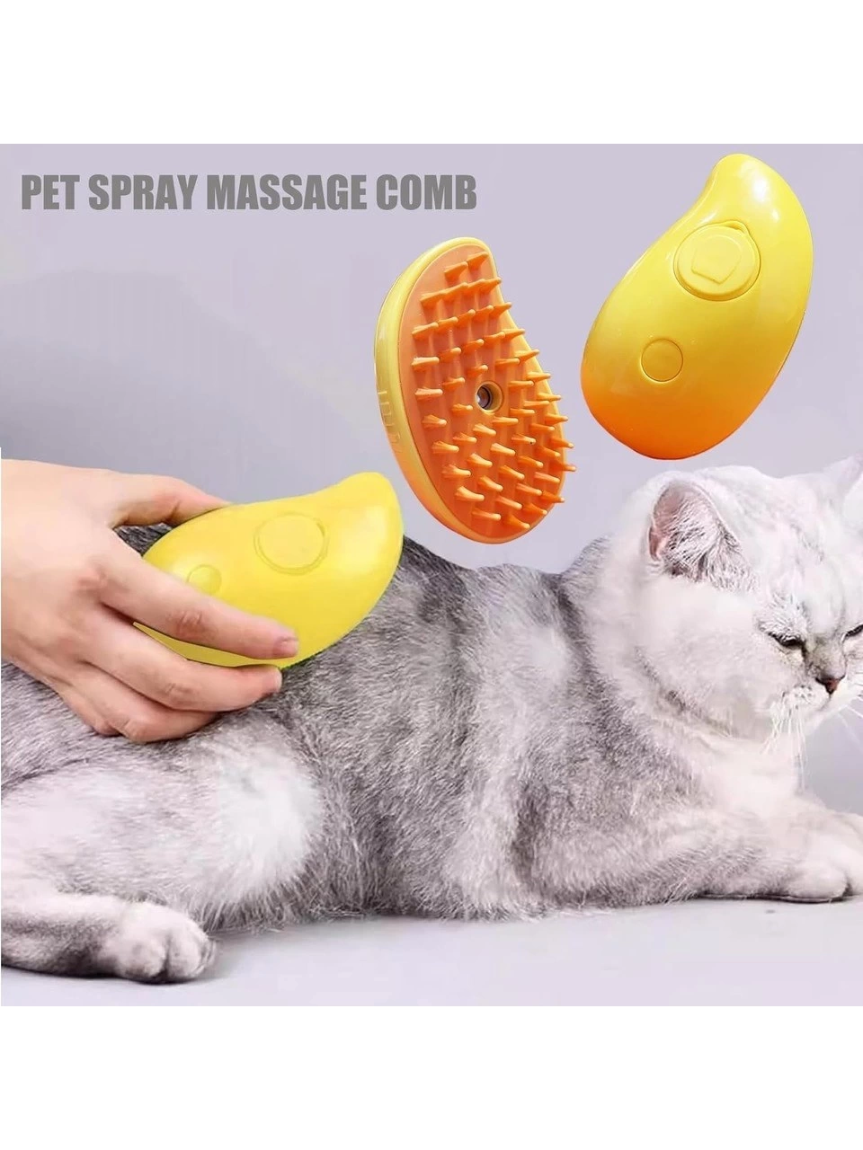 Brush Buharlı Şarjlı Kedi Köpek Yıkama Aparatı