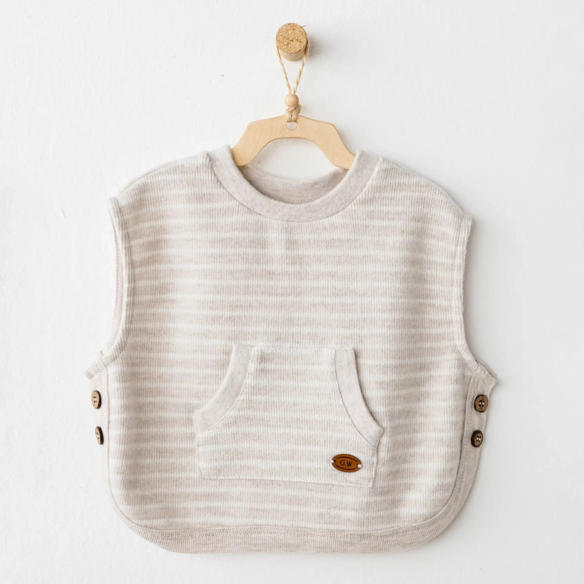 Casual Yelek Beige
