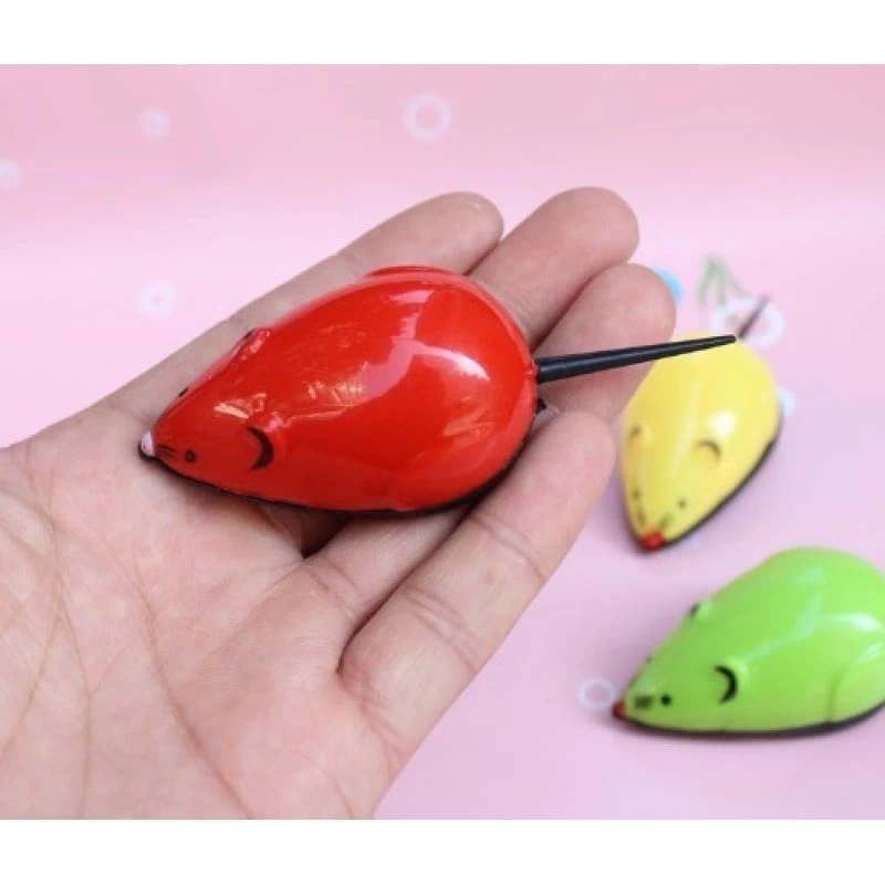 Çek Bırak Renkli Hareketli Fare Premiım 9×3.5×3CM Karışık Renklerde 1 Adet