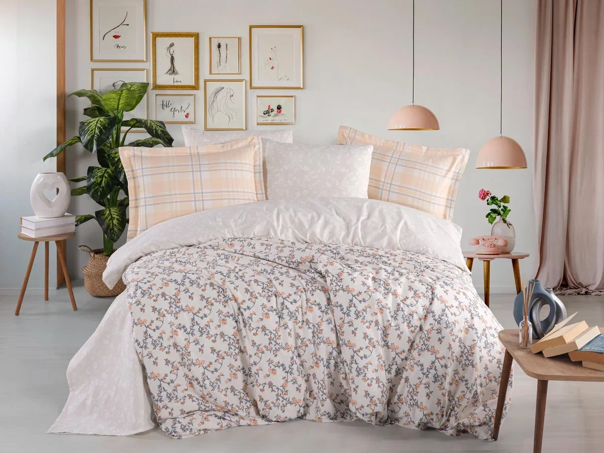 Çift Kişilik Poplin Nev Lola Somon