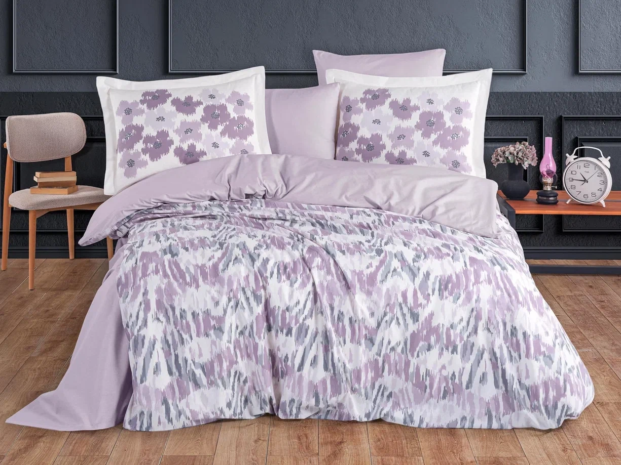 Çift Kişilik Poplin Nev Penny Lila