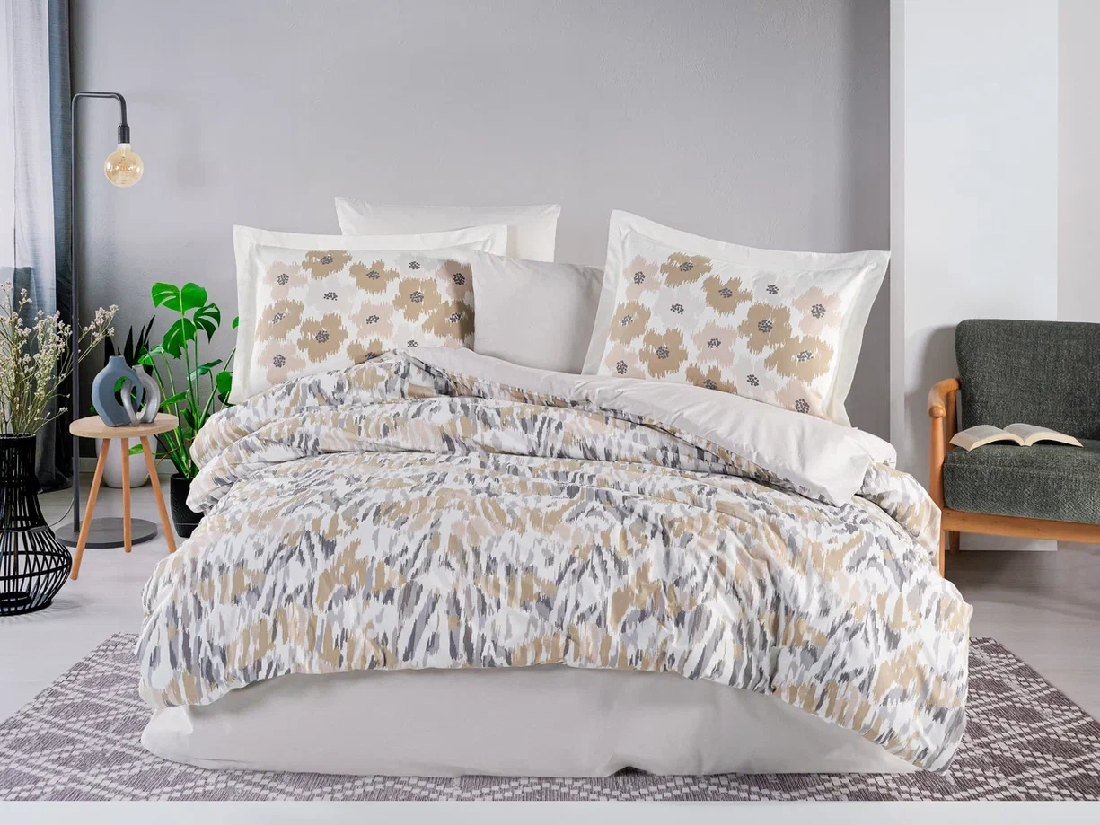 Çift Kişilik Poplin Nev Penny Taş