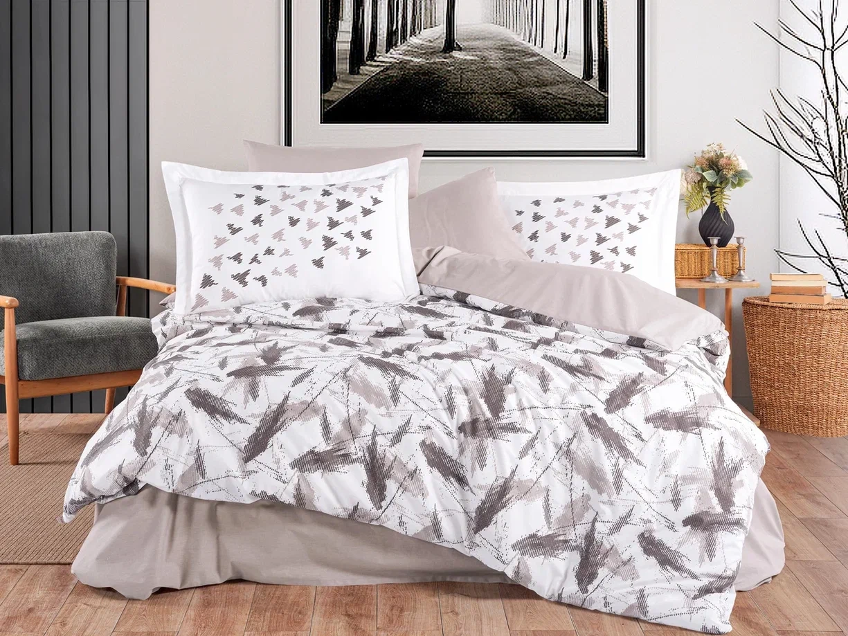 Çift Kişilik Poplin Nev Silva Taş