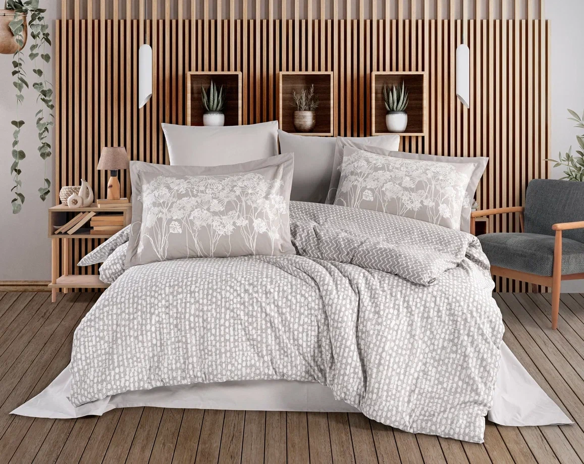 Çift Kişilik Poplin Nev Velura Taş