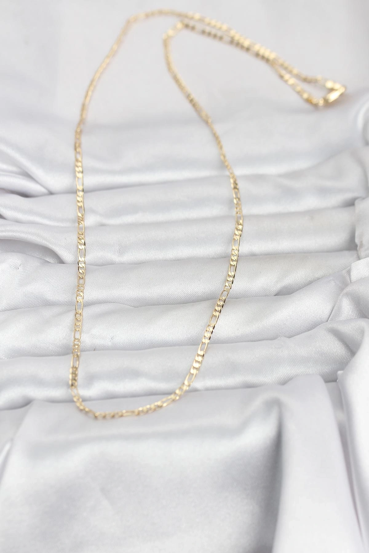 CM 14K Gold Renk İnce Kuşgözü Zincir Model 60 cm Kadın Kolye