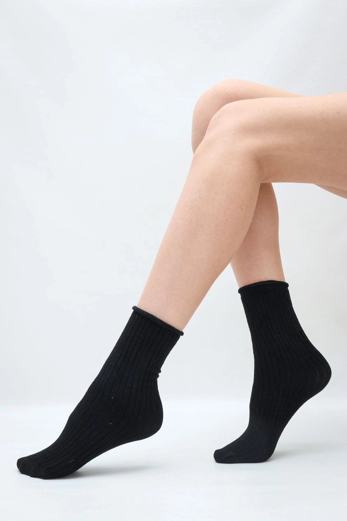 Daymod Rib Lastiksiz Soket Çorap