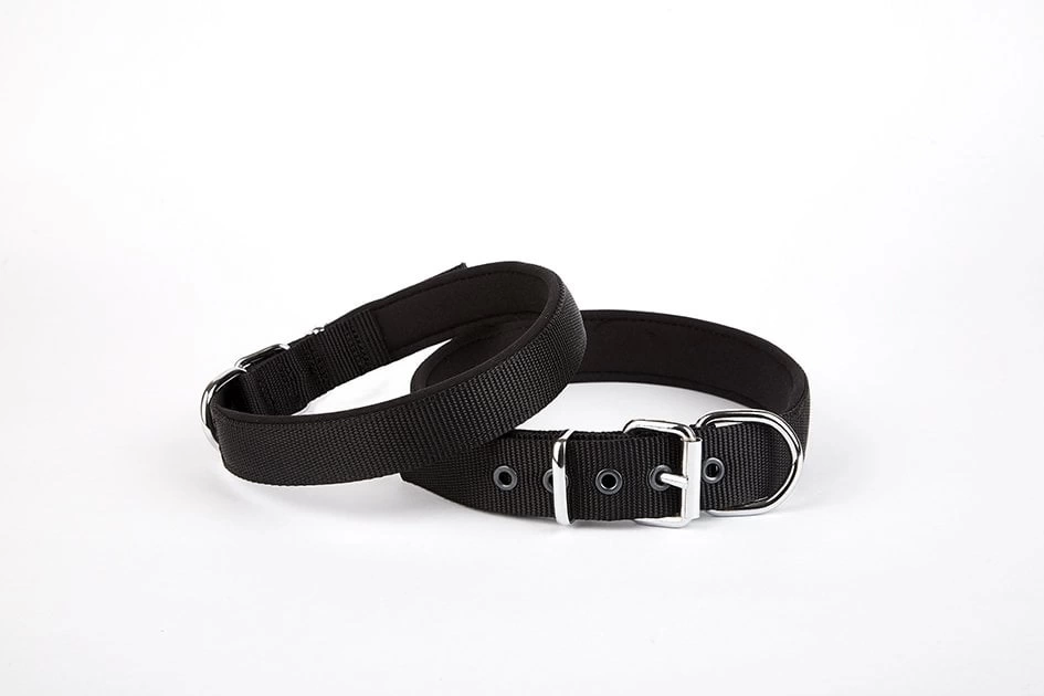 Dokuma Köpek Boyun Tasması 45-52 cm Siyah