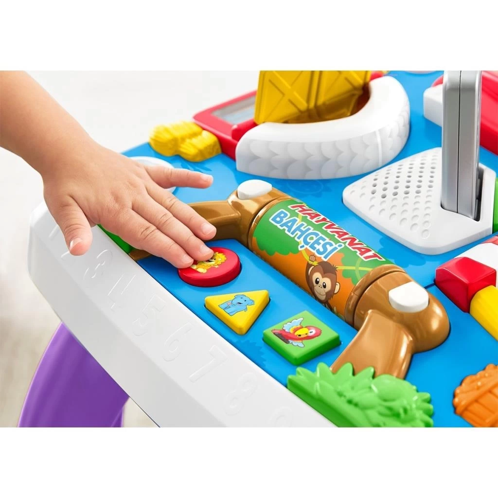 DRH44 Fisher-Price® Yaşa Göre Gelişim Eğitici Köpekçiğin Aktivite Masası Türkçe ve İngilizce