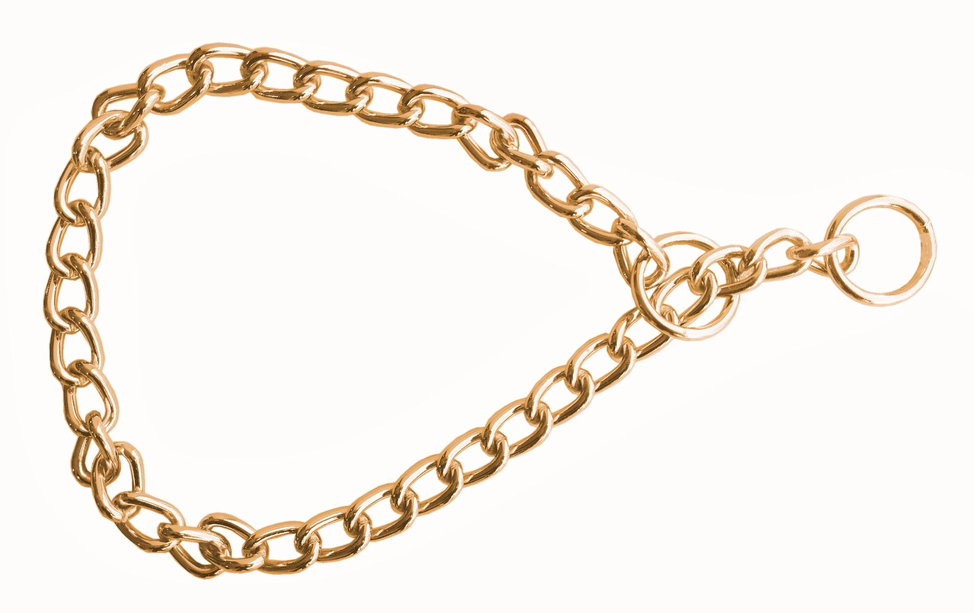 Eğitim Serisi Zincirli Köpek Boyun Tasması 3,5x55 cm - Gold