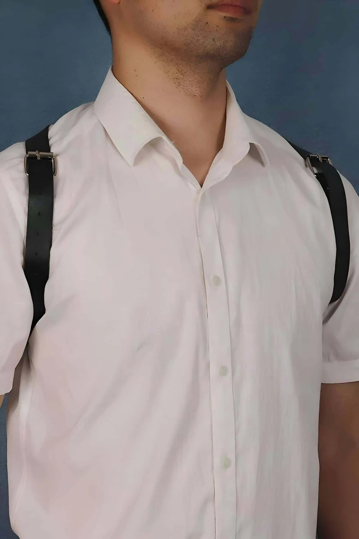 Erkak Deri Göğüs Harness - Brfm128