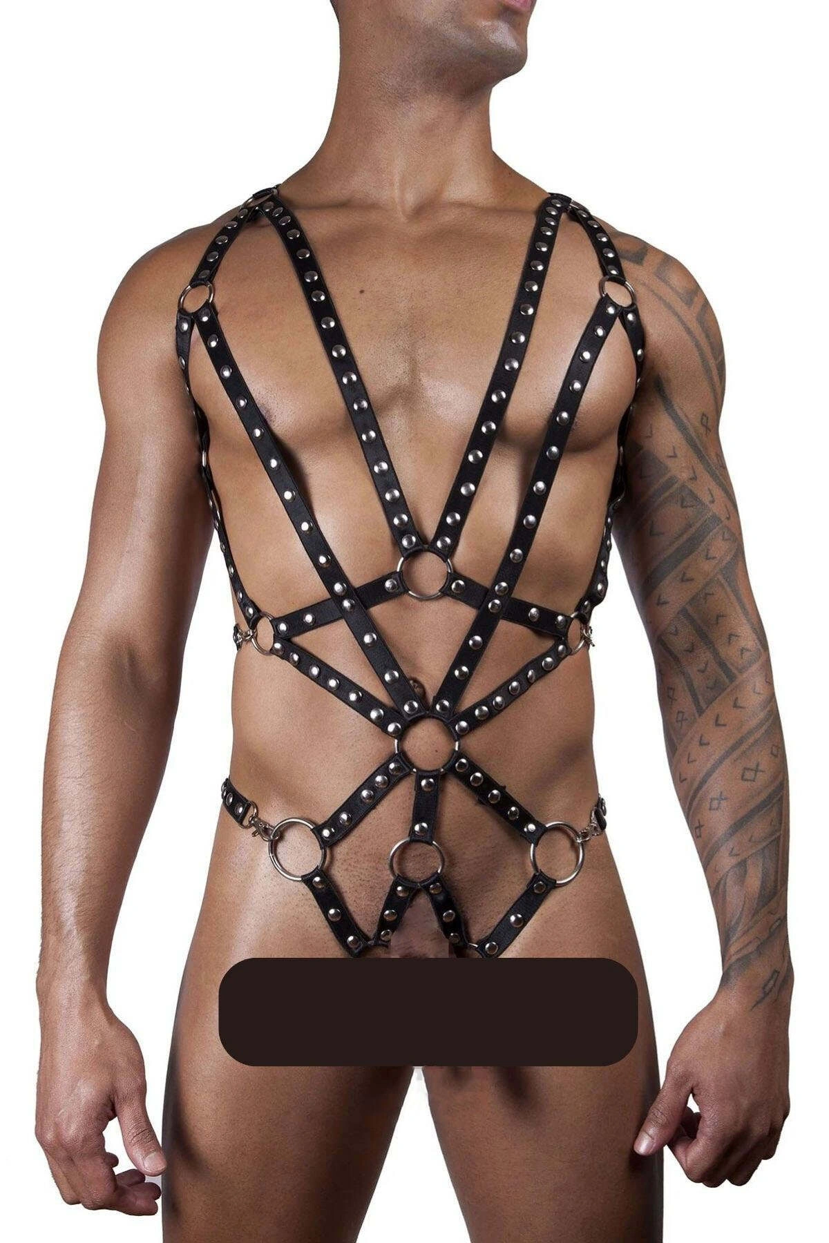 Erkak Lastik Body Harness - Brfm183