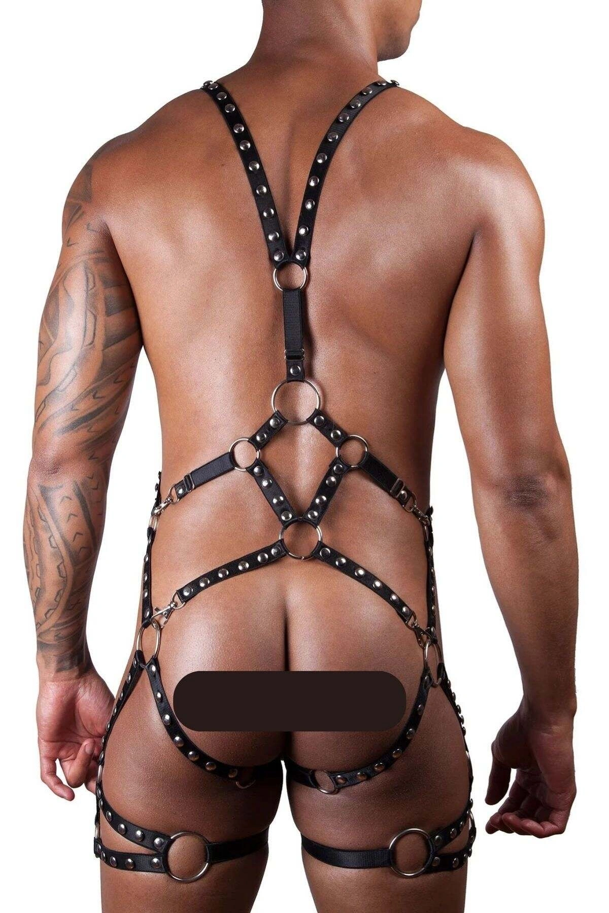 Erkek Dody Lastik Harness - Brfm187